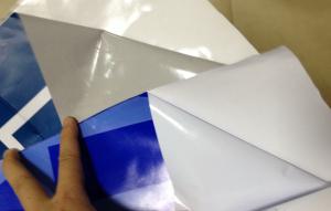 China custom white /clear static sticker wholesale