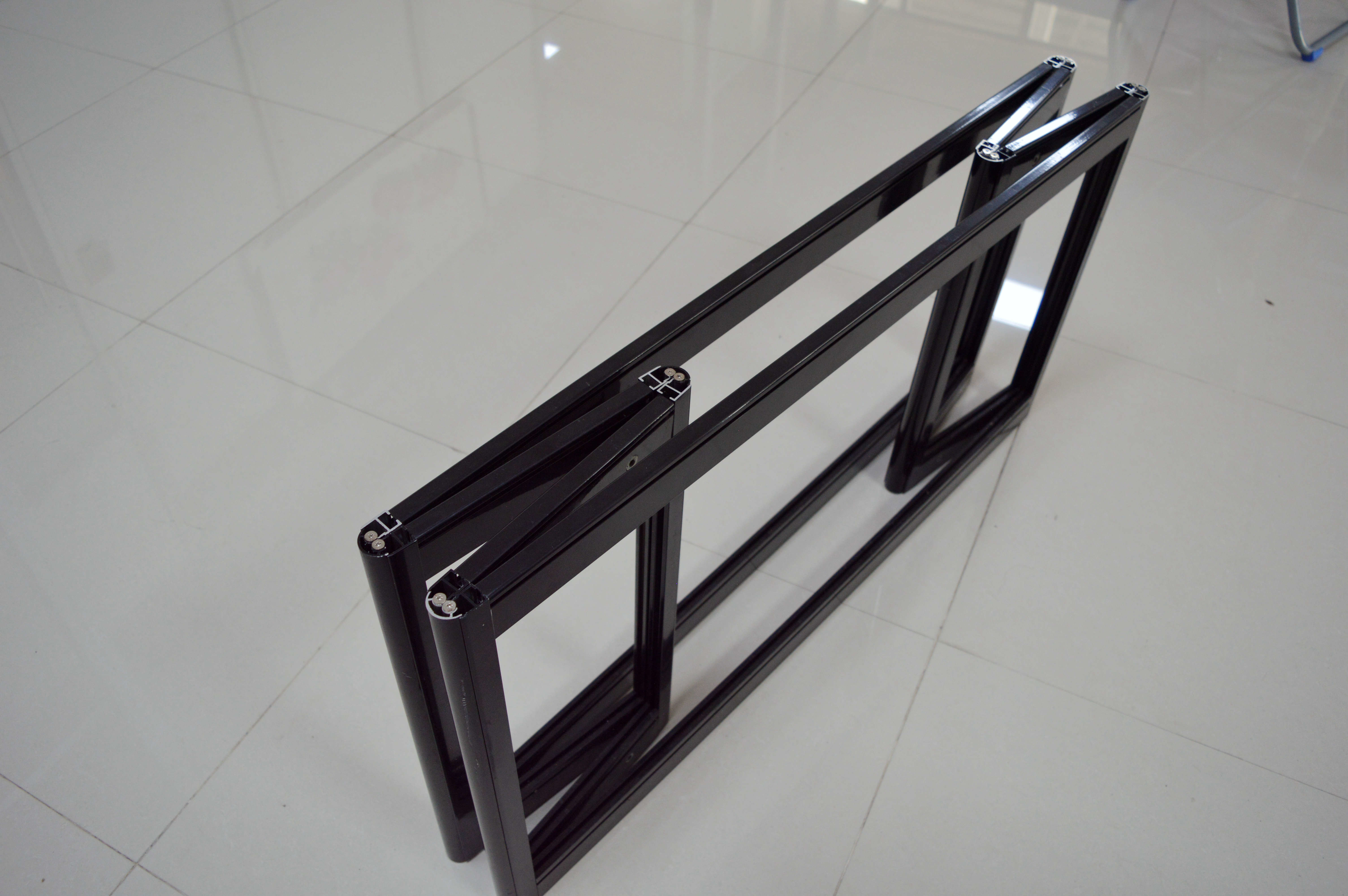 Short Foldable Aluminum Glass Showcases,Aluminum Jewellery Showcase Counter Display&promotion,