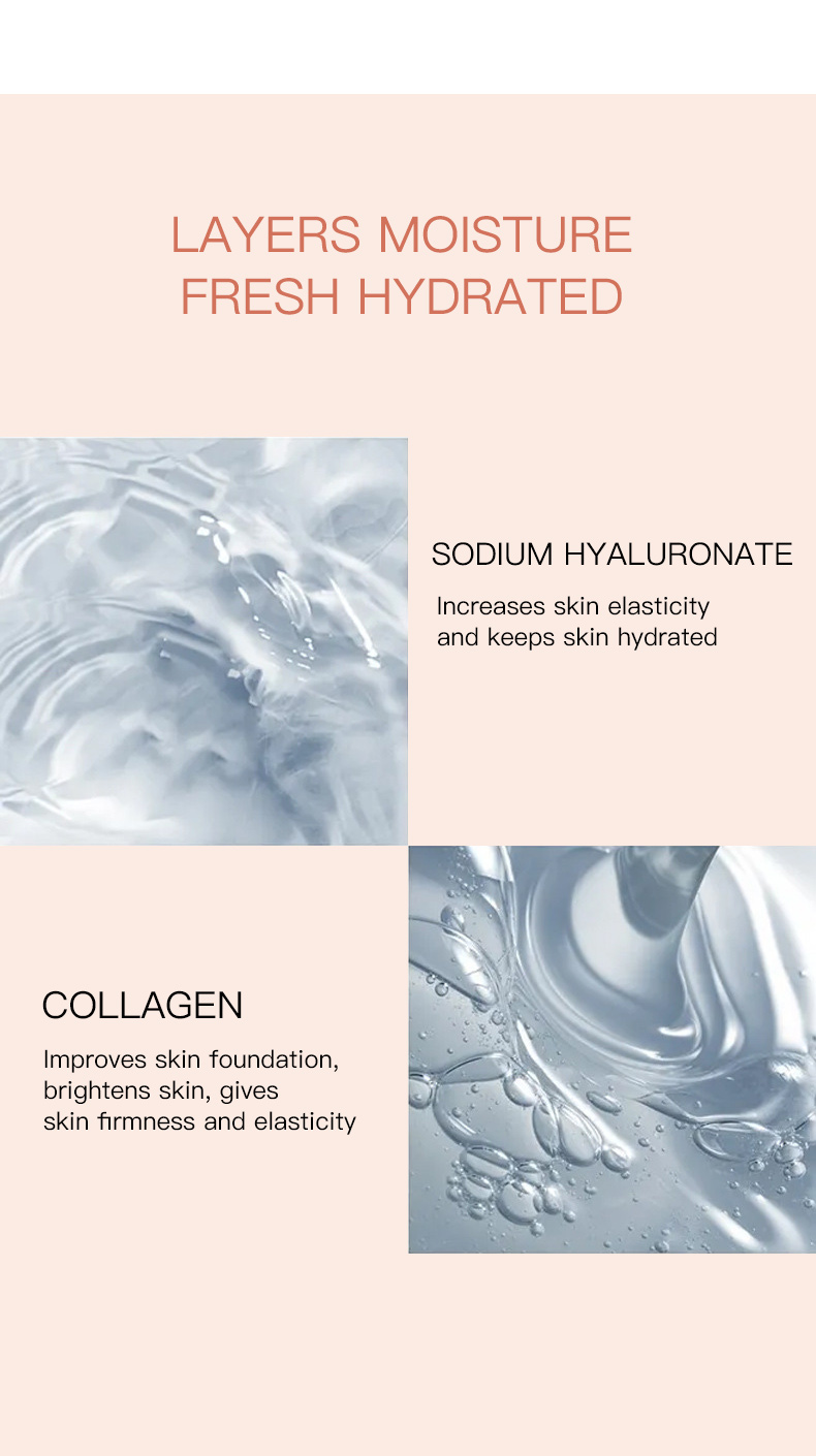 Private Label Korean Bio Deep Collagen Crystal Jelly Clear Beauty Face Masking Sheet Korea Face Facial Masks Skin Care