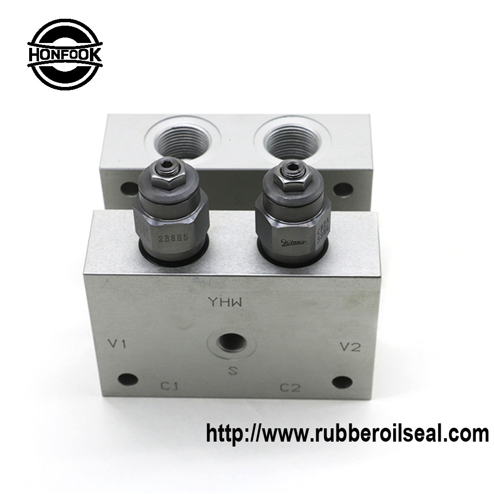 Crane Slewing Control Valve Group Rotary Combination YHW Two - Way Balancing Valve Block