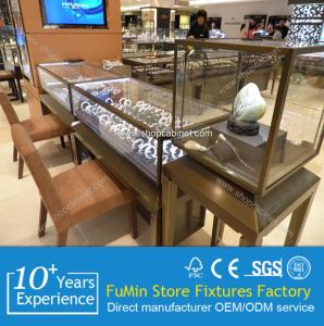 China Morden Design Acrylic Jewelry Display Showcase wholesale