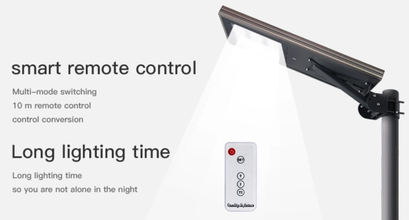 100W Lamparas Integrated Solar Street Light Outdoor Lighting 160lm/w 5 Years Warranty Waterproof IP67 For Road And Highway