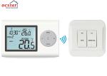 Heating Boiler Control Rf Room Thermostat For Gas Boiler , Simple Digital