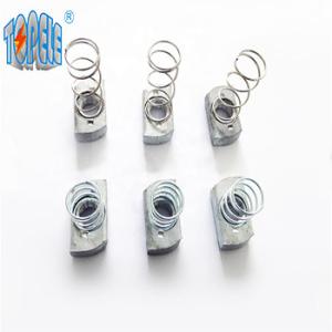China Pre Galvanized Steel M6 Long Spring Channel Nut wholesale