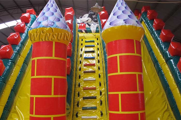 Giant Inflatable Slide With Bouncer For Toddlers / Adults 10x6x6m