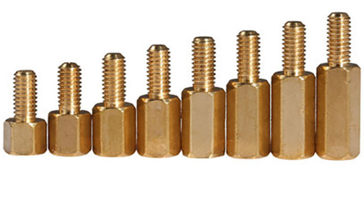 Vermiculite Copper Column Screw Single-headed Hexagonal Brass Nut Single-pass Standoff Isolated Standoffs