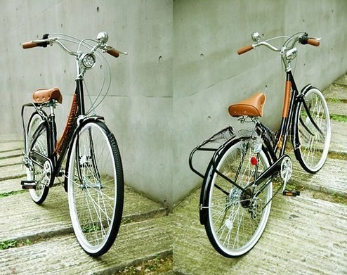 16KG Steel Fork Retro Vintage Dutch OMA Bike Front Light and Holland City Exploration