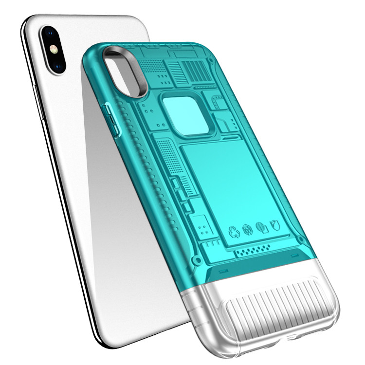 Color Transparent Polar Light PC TPU Protective Case Back Cover For Vivo V9 Y81/Y83 V11/ V11 Pro Moto E5/G6 Play(EU) E4