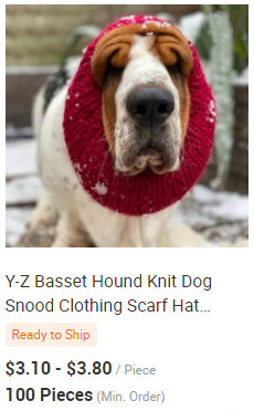 Y-Z Small Mini Dachshund Wiener Dog Pet Hat Dog Clothes Knitted Little Knit Dog Hat