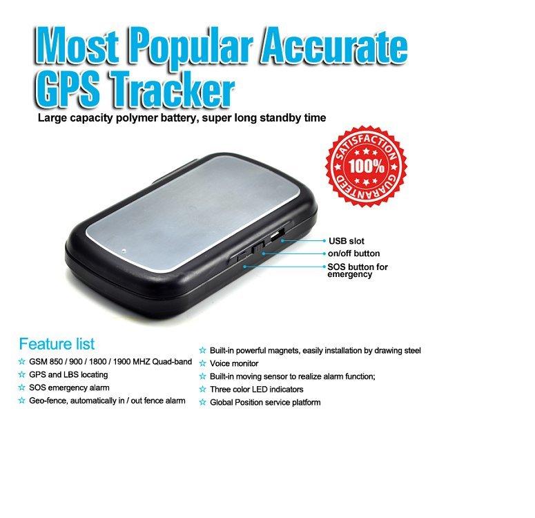 Long battery life GPS Tracker ,long time standy easy install gps tracker with Management LK208