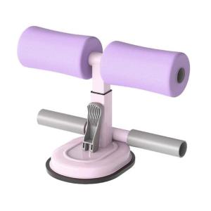 China Rubber Foam Steel Sit Up Bar , Pink Red Black Abdominal Fitness Trainer wholesale