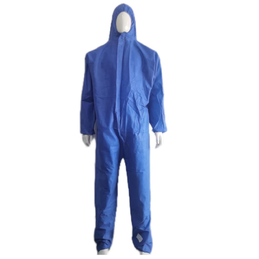 Wholesale Liaghtweight Anti-Virus SMS Nonwoven Coverall with Heat Taped Seam