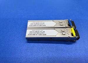 China 1.25Gb/S 60KM Fiber Optic SFP Module BIDI 1550/1490nm Simplex LC Connector wholesale