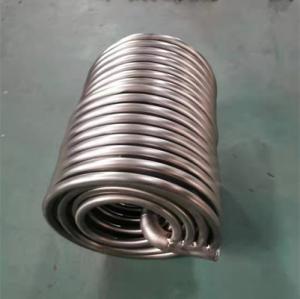 China Stainless Steel Coil Tubes 34mm Heat Pump Evaporator Chemical Industry wholesale