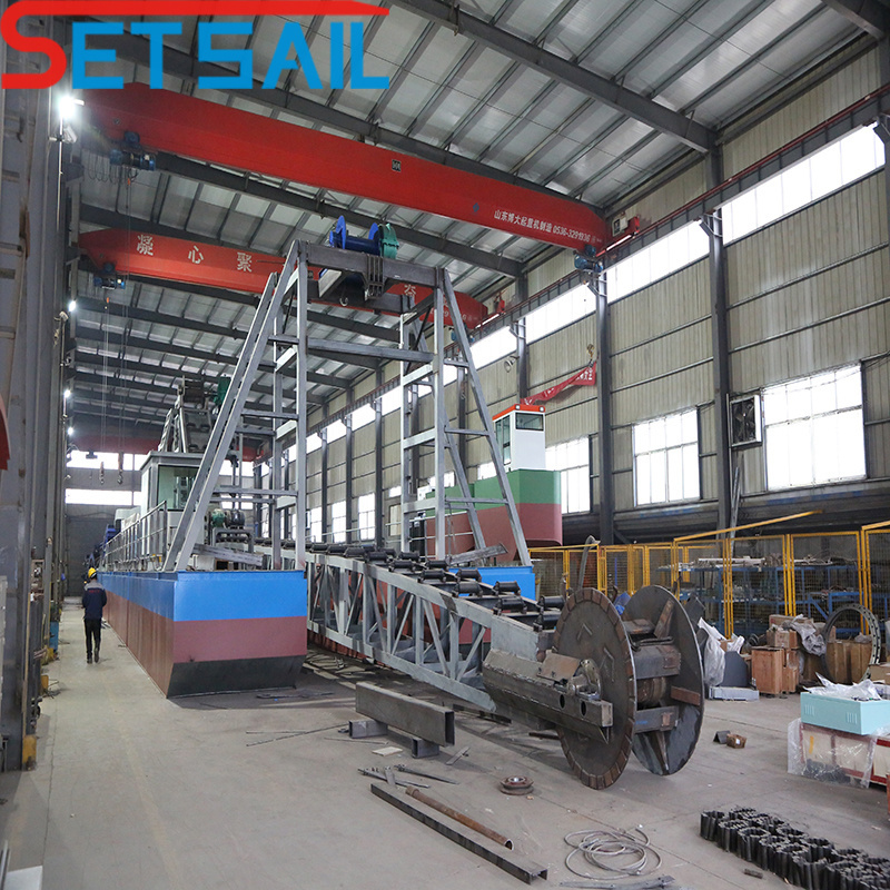 Low Price Bucket Chain River Gold Mining Dredger with Jig