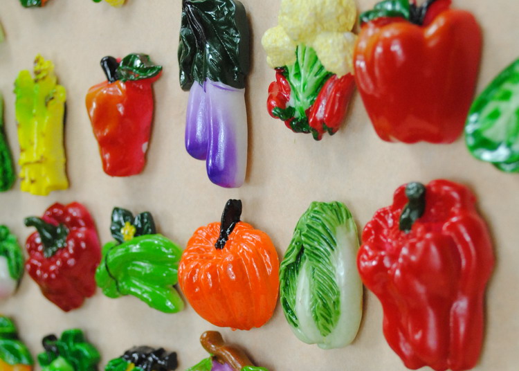 3D Mexico Fruit Fridge Decoration Magnets Film Covered Design Eco Friendly