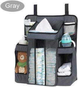 China Baby Essentials Hanging Washable Diaper Caddy With 2 Velcro Straps wholesale