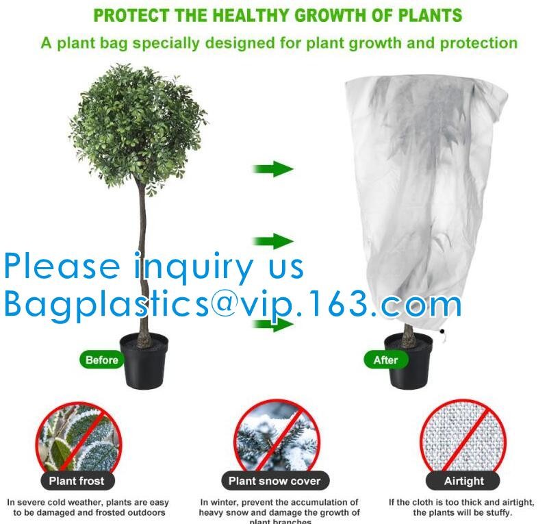 Frost Protection Perfect For Fruit Tree, Patio Trees, Raised Bed Vegetables, Shrubs, Potted Flowers, Tall Upright Plants