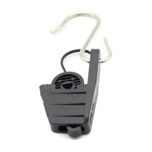 China Nylon UV resistance Flat Fiber Optic Drop Wire Clamp For Telecom Construction wholesale