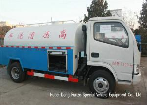 China Dongfeng Multifunction Sewer Flusher Truck With High Pressure Jetting Pump 4000L wholesale