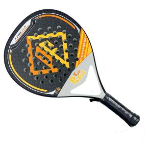 China Racchetta Beach Tennis Paddles Eva 13 PU Carbon Padel Racket wholesale