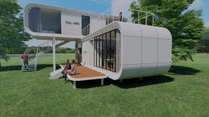 China Elegant FULL-KING Apple Cabin House Perfect Blend Of Comfort Contemporary wholesale