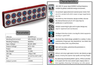 China Apollo-16 720W LED Grow light 10Bands High Efficiency For Medical Flower Plants Vegetative wholesale