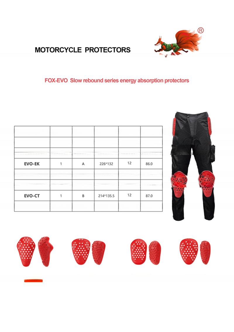Motorcycle Soft PU Knee Elbow Shoulder Pads Motocross Protectors CE Certified
