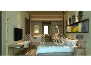 China Wind Resistance Prefabricated Wooden Houses With Good Antiflaming Ability wholesale