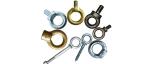 Outdoor Camping D Shape Wire Gate Aluminum Carabiner Key Chain Clip