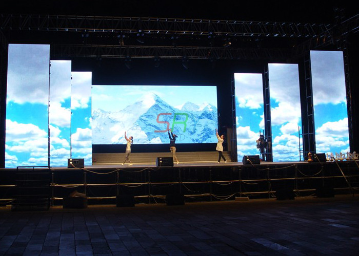 5mm HD Indoor Stage LED Screens SMD3528 , Full Color stage background LED display
