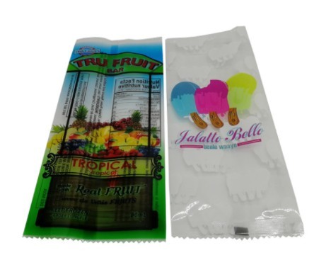 High quality custom printed Heat Seal clear PE popsicle plastic bag