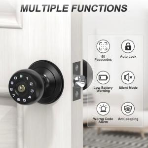 China Interior Room Deadbolt Digital Door Lock Aluminium Button Switch Office Door Ball Lock wholesale