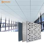 Commercial Aluminum Hollow Perforated Ceiling Tiles Aluminium Suspended False