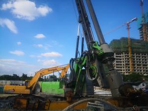 China KR125 Low Noise Rotary Piling Rig For 37m Depth wholesale