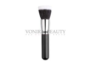 China Polish Foundation Buffing Brush Natural With Goat Hair / Vegan Taklon wholesale