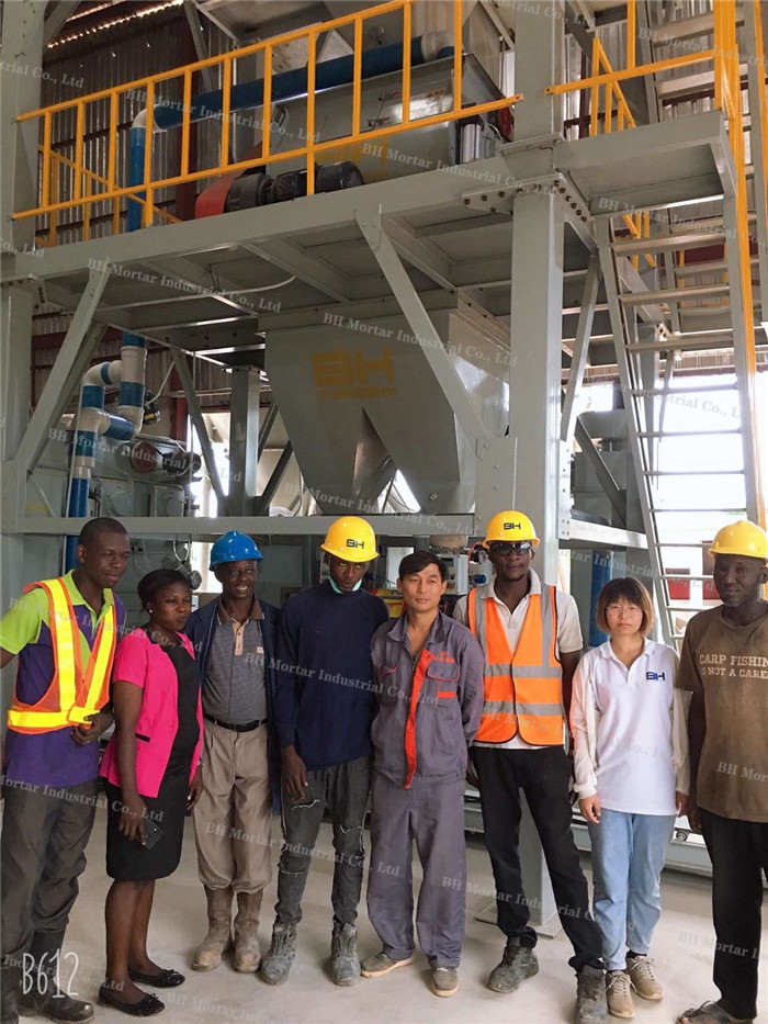 Fully Automatic Dry Mortar Plant 10 - 30 T/H With PLC Control System