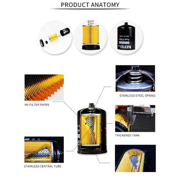 11700375 Inline Hydraulic Oil Filter / Truck Oil Filter Element BL61 BL71