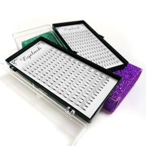 China Light Russian False Lashes , Black Russian Volume Individual Lashes wholesale