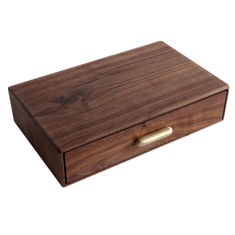 Ultralight Handmade Wooden Box Packaging Stable Mildewproof For Jewelry