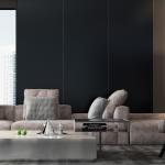 9mm Thickness Black Porcelain Tile With Rectified Edge