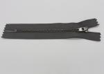 Grey Tape Silver Metal Zipper , Light Nickel Magnetic Gold Metal Zipper For