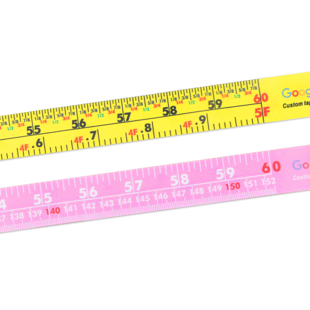 1.5m Lightweight Clothing Tape Measure Portable Measuring Objects Fabrics With Decimal Fraction