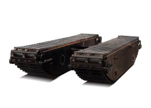 China Hydraulic Extendable Undercarriage Pontoons Amphibious Soft Terrain wholesale
