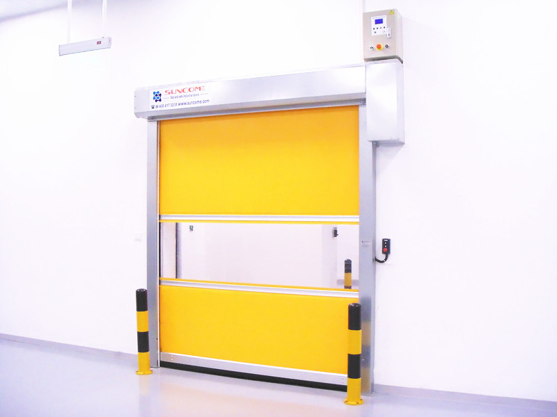Shoulder Protection High Speed Roll Up Door Self Trouble-Shooting Recognizing System