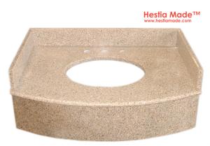 China Countertops - G682 Yellow Rusty Granite Vanity Tops - HestiaMade wholesale