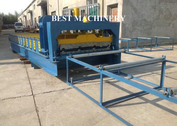 1000mm Metal Roof Roll Forming Machine Double Layer , Roofing Sheet Making
