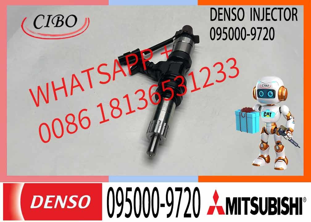Neutral Brand New Common Rail Injector 095000-9720 095000-9722 ME307488 6M60 Engine Diesel Injector Assy For Mitsubishi
