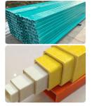 Weather Resistance FRP Pultruded Tube Fiberglass Rectangular Tube Customized