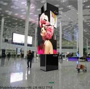 China 2016 creative led display 3 face rolling led billboard advertising wholesale